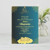 Eerste Rijst "Annaprashan" Indiaas Baby Afbeelding Kaart (Staand voorkant)