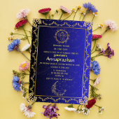 Eerste rijst "Annaprashan" Indiase Baby Kaart