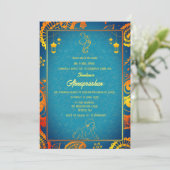 Eerste rijst "Annaprashan" Indiase Baby Kaart (Staand voorkant)