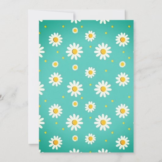 Eerste rijst "Annaprashan" Indiase bloemuitnodigin Kaart (Achterkant)