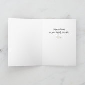 Eerste Ring naar New Bling Gefeliciteerd Wedding Kaart (Binnen)