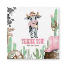 Eerste Rodeo 1e Verjaardag Baby Koe Dank Je