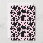 Eerste rodeo 1e verjaardag roze meisje verjaardag kaart (Achterkant)