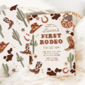 Eerste rodeo 1e verjaardag Wild west cowboy Kaart