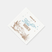 Eerste Rodeo Birthday Servet (Hoek)