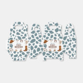 Eerste Rodeo Blue Wild West Boy Eerste Verjaardag Bedankdoosjes (Uitgevouwen)