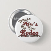 Eerste Rodeo-Button Ronde Button 5,7 Cm (Voorkant /achterkant)