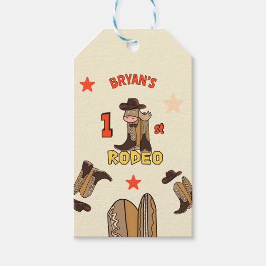 Eerste Rodeo Cadeaulabel (Voorkant)