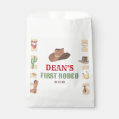 Eerste Rodeo Cowboy 1e Eerste Verjaardagsfeest Bedankzakje (Voorkant)