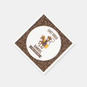 Eerste Rodeo Cowboy 1e verjaardag Servet (Hoek)