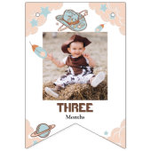 Eerste Rodeo Cowboy Birthday Foto die vlaggen bund Vlaggetjes (Derde vlag)