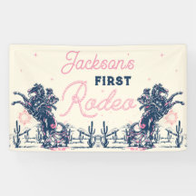 Eerste Rodeo Cowboy Birthday Party opzadelen