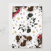 Eerste Rodeo Cowboy Feest Kaart (Achterkant)