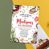 Eerste Rodeo Cowboy Feestje Kaart