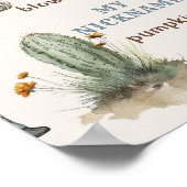 Eerste Rodeo cowboy genderneutrale foto Milestone Poster (Hoek)