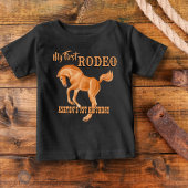 Eerste rodeo cowboy verjaardag gepersonaliseerd