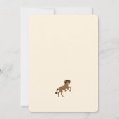 Eerste Rodeo Cowboy verjaardag Kaart (Achterkant)