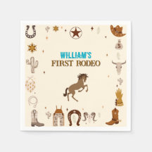 Eerste Rodeo Cowboy verjaardag