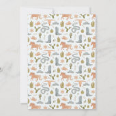 Eerste Rodeo Cowboy verjaardagsfeestje Kaart (Achterkant)