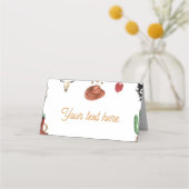 Eerste Rodeo Cowboy Verjaardagsplek Kaart Plaatskaartje (Achterkant)