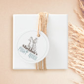 Eerste Rodeo Cowboy Western Boy 1e Verjaardag Bedankjes Labels