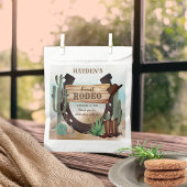 Eerste Rodeo Cowboy Western Boy 1st Birthday Party Bedankzakje