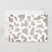 Eerste Rodeo Cowboykleding Western jongensverjaard Bedankkaart (Achterkant)