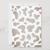 Eerste Rodeo Cowboykleding Western jongensverjaard Kaart (Achterkant)