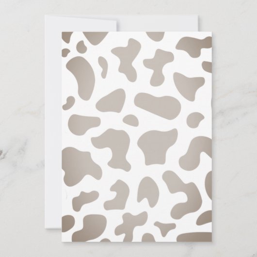 Eerste Rodeo Cowboykleding Western jongensverjaard Kaart (Achterkant)