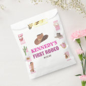 Eerste Rodeo Cowgirl 1e Eerste Verjaardagsfeest Bedankzakje (Gezegeld)
