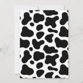 Eerste Rodeo cowgirl eerste verjaardagsfeest Kaart (Achterkant)