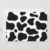 Eerste Rodeo cowgirl eerste verjaardagsfeest Kaart (Achterkant)