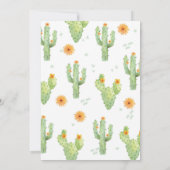 Eerste Rodeo Cowgirl Uitnodiging voor verjaardag (Achterkant)