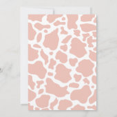 Eerste Rodeo Cowgirl verjaardag Kaart (Achterkant)