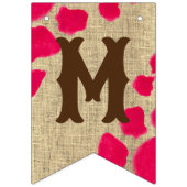 Eerste rodeo cowgirl verjaarfeest vlaggetjes (Eerste vlag)