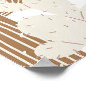 Eerste Rodeo Cowgirl Welkomstwoord Poster (Hoek)