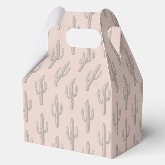 Eerste Rodeo Cowgirl Western Roze 1e Verjaardag Bedankdoosjes (Achterkant)