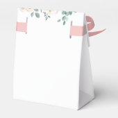 Eerste Rodeo Cowgirl Westerne Floral 1e verjaardag Bedankdoosjes (Achterkant)