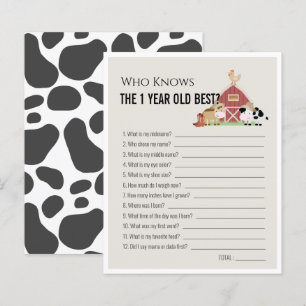 Eerste Rodeo die 1yo Beste 1st Birthday Game kent