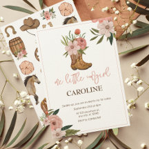 Eerste rodeo eerste verjaardag van Cowgirl