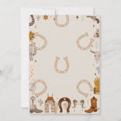 Eerste Rodeo Hoefijzer land Kaart (Achterkant)