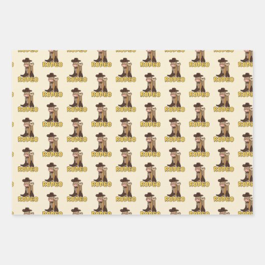 Eerste Rodeo Inpakpapier Vel (Voorkant)