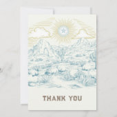 Eerste Rodeo  Invitation Sjabloon Kaart (Achterkant)