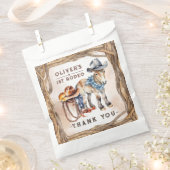 Eerste RODEO | Jongen Cowboy 1e verjaardagsfeestje Bedankzakje (Geknipt)