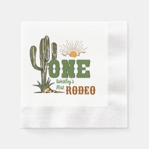Eerste Rodeo jongen verjaardag Servet