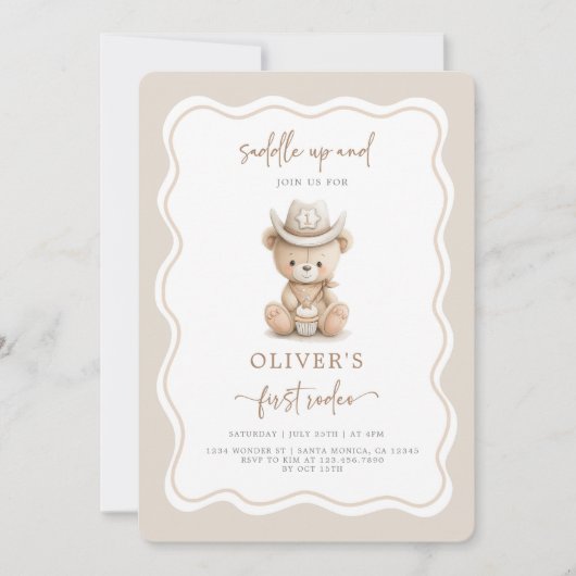 Eerste Rodeo Kaart (Voorkant)