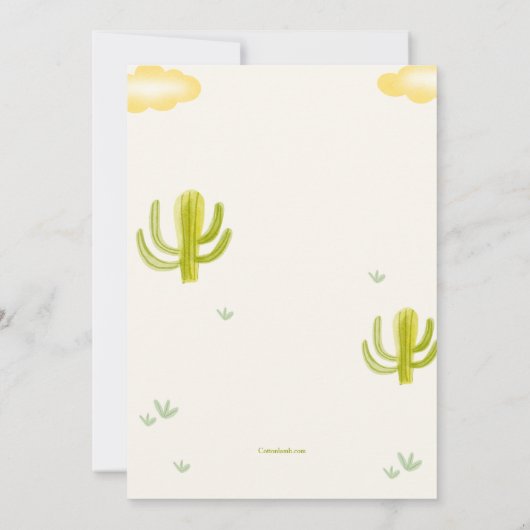 Eerste Rodeo Kaart (Achterkant)