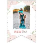 Eerste Rodeo Maandelijkse Foto banner Bunting Flag (Eerste vlag)