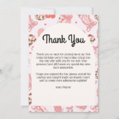 Eerste Rodeo Meisjes Dankkaart Bedankkaart (Voorkant)