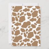 Eerste Rodeo moderne zuidelijke cowboy verjaardag Kaart (Achterkant)